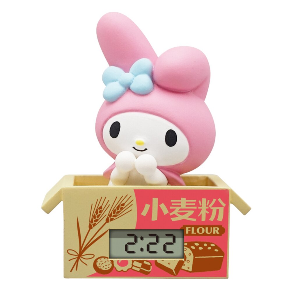 🔥現貨🔥三麗鷗角色紙箱時鐘 KITAN 扭蛋 轉蛋 KITTY 凱蒂貓 酷洛米 美樂蒂 帕洽狗 大耳狗三麗鷗 時鐘-圖片-3