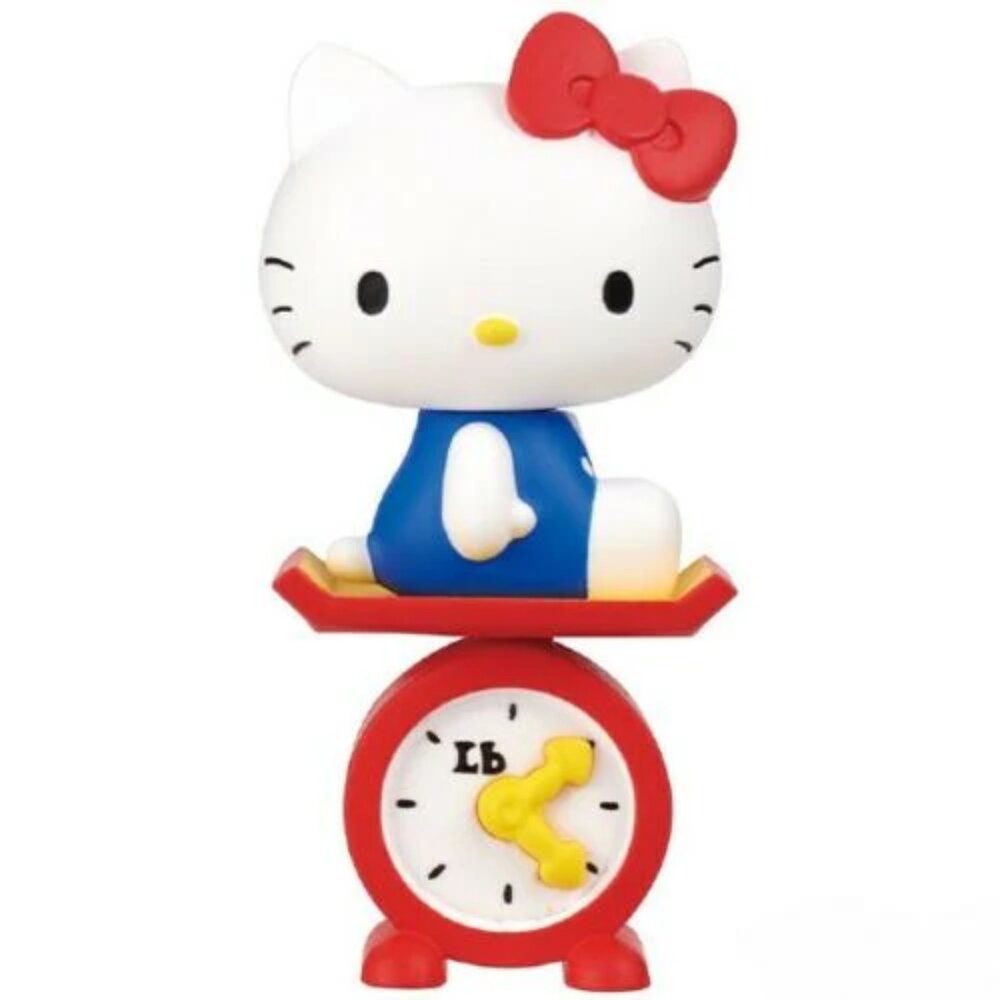 🔥現貨🔥I'm Hello Kitty公仔 TAKARATOMY 扭蛋 轉蛋 三麗鷗 凱蒂貓 KITTY 蘋果 磅秤-圖片-2