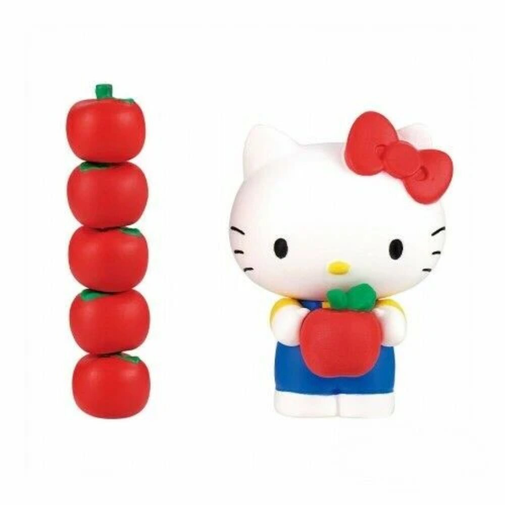 🔥現貨🔥I'm Hello Kitty公仔 TAKARATOMY 扭蛋 轉蛋 三麗鷗 凱蒂貓 KITTY 蘋果 磅秤-圖片-3