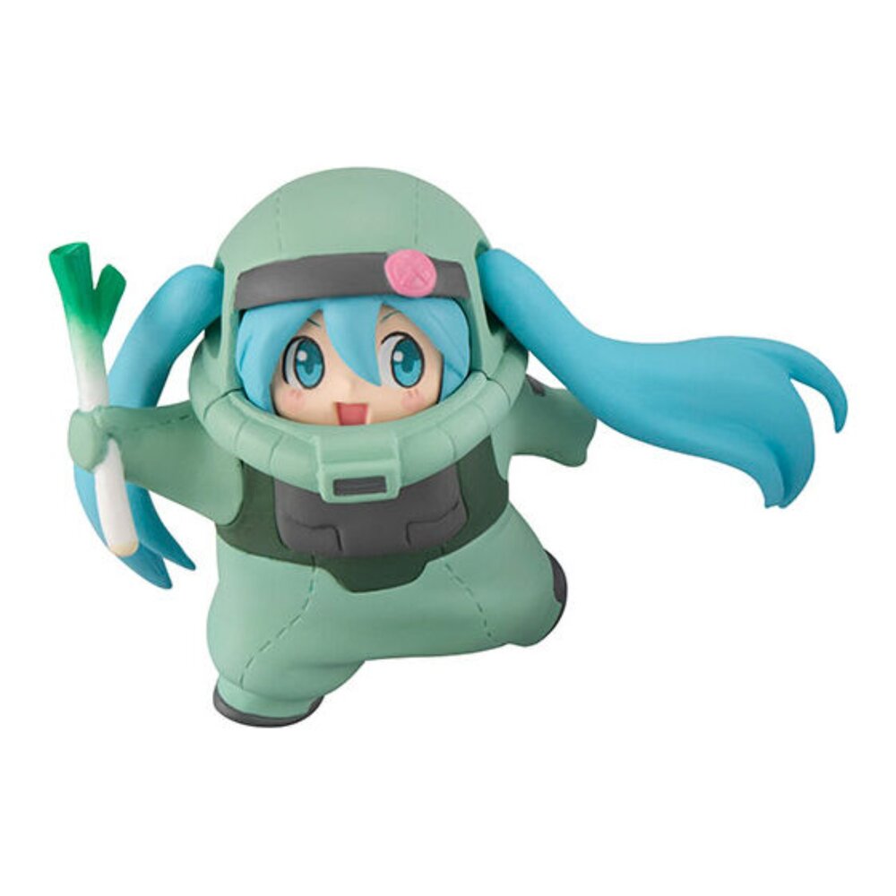 🕛7月預購🕛鋼彈 X 初音周年特別企劃公仔 萬代 扭蛋 轉蛋 初音薩克 聯名 茲寇克鋼彈 初音 萬代 扭蛋-圖片-1