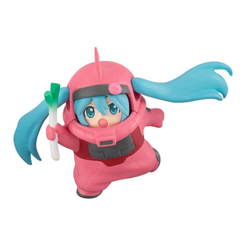 🔥現貨🔥鋼彈 X 初音周年特別企劃公仔 萬代 扭蛋 轉蛋 初音薩克 聯名 茲寇克鋼彈 初音 萬代 扭蛋-圖片-2