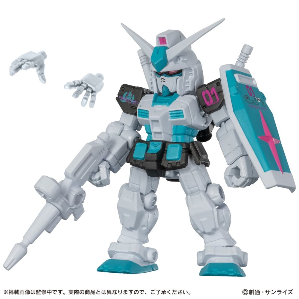 🔥現貨🔥鋼彈ENSEMBLE 初音未來配色版 萬代 扭蛋 轉蛋 重裝 重奏 MSE RX78 薩克 元祖 初音 聯名鋼彈-圖片-2