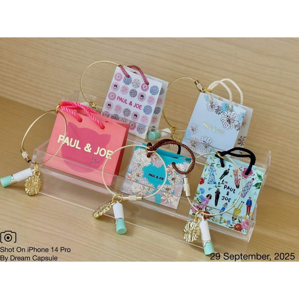 🔥現貨🔥PAUL & JOE 商店伴手禮模型 ToysSpirits 扭蛋 轉蛋 微縮模型 小物 化妝品 紙袋 吊飾-圖片-1