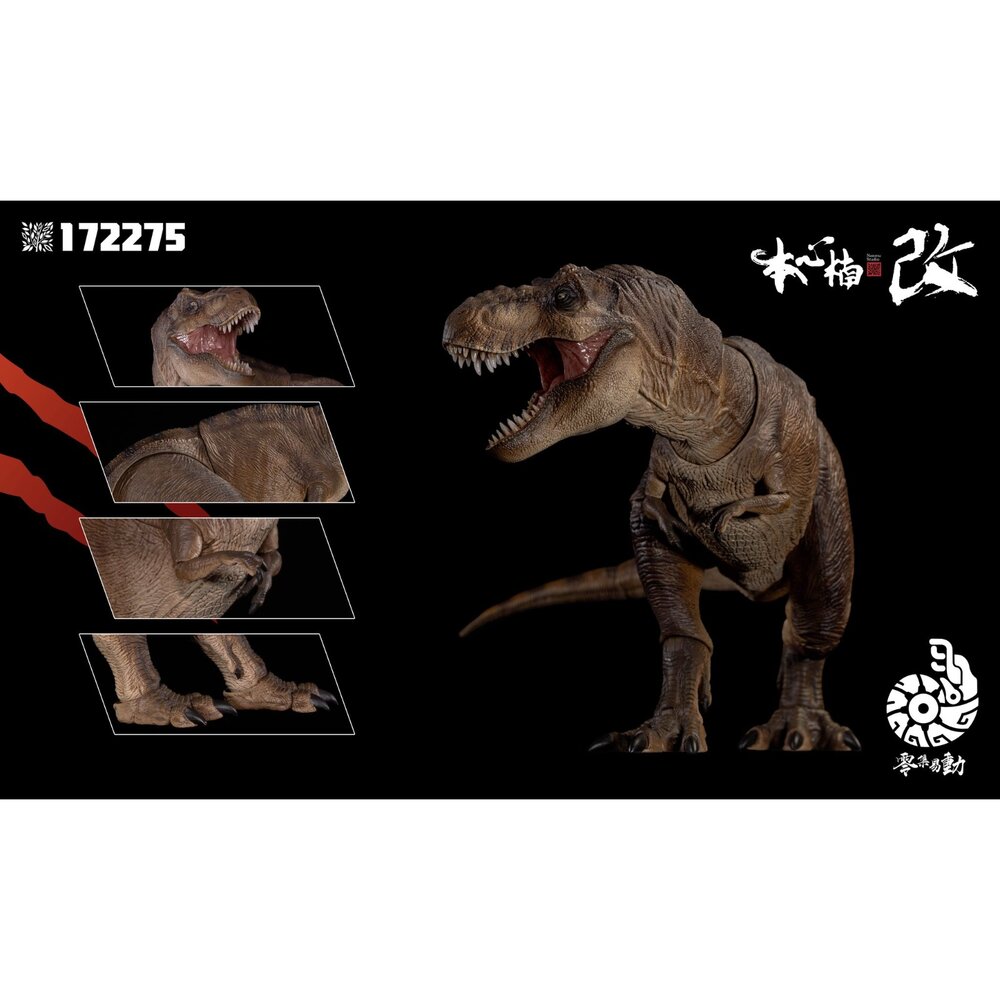 🕛3月預購🕛1比35 暴龍可動模型 本心楠改 零集易動 可動 模型 侏儸紀公園 公暴龍 母暴龍暴龍 本心楠改 可動-圖片-4