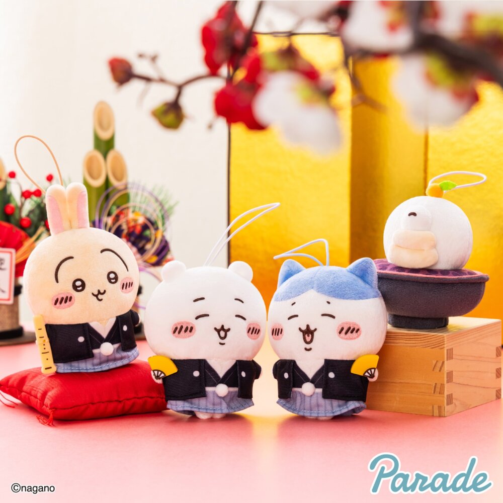 250828162009-🔥現貨🔥吉伊卡哇 新年絨毛吊飾 PARADE 景品 玩偶 布偶 娃娃 吊飾 獨眼巨人 奧德 烏薩奇 吉伊 小八