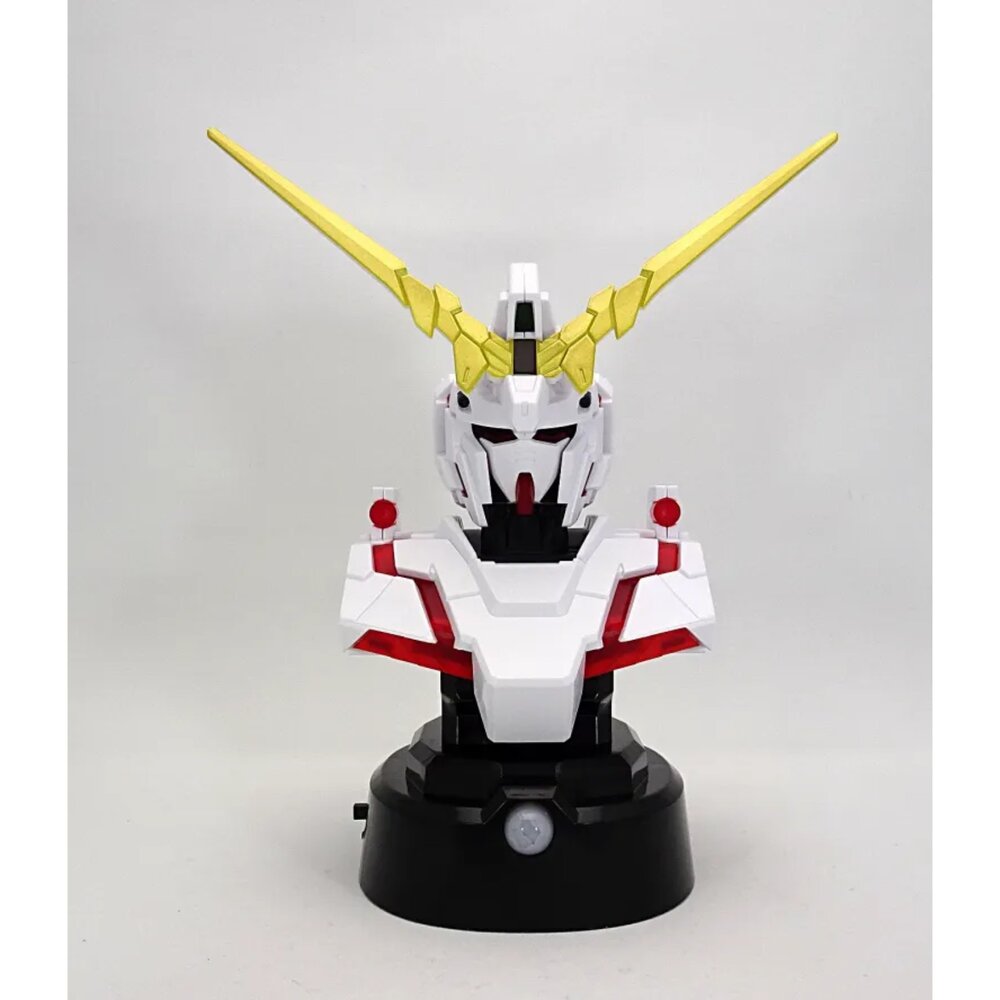 🔥現貨🔥獨角獸鋼彈 毀滅模式胸像感測燈 小夜燈 萬代 banpresto 景品 盒玩 感應燈獨角獸 小夜燈-圖片-2