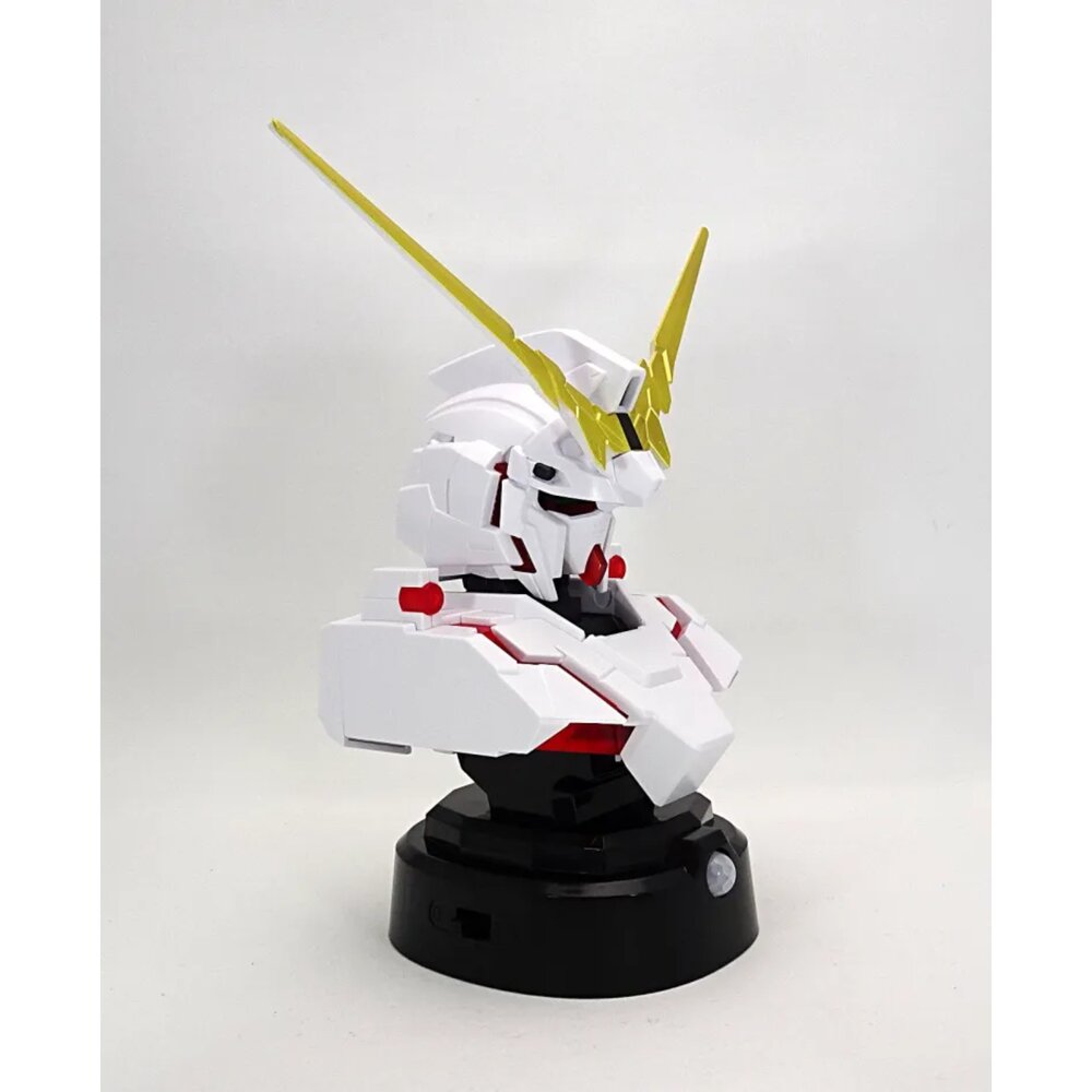 🔥現貨🔥獨角獸鋼彈 毀滅模式胸像感測燈 小夜燈 萬代 banpresto 景品 盒玩 感應燈獨角獸 小夜燈-圖片-3