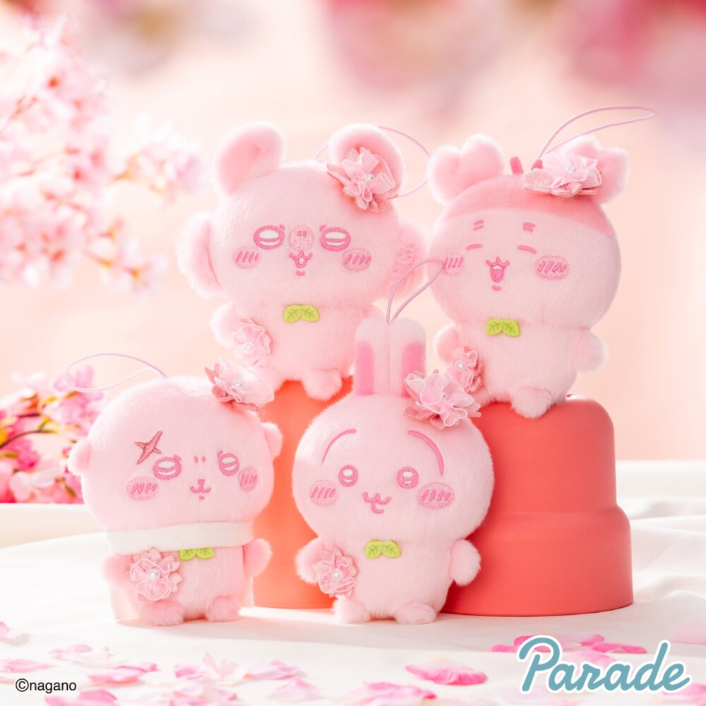 🔥現貨🔥吉伊卡哇櫻花粉玩偶 PARADE 景品 玩偶 布偶 娃娃 小娃吉伊卡哇 櫻花 PARADE 玩偶 布偶 封面照片