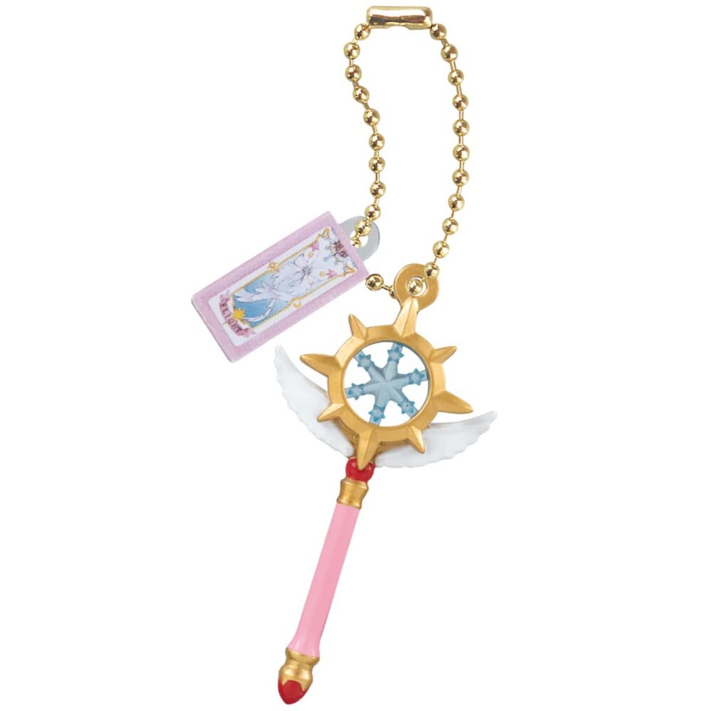 🕛4月預購🕛庫洛魔法使變身器吊飾 萬代 扭蛋 轉蛋 法杖 鳥頭杖 星之杖 庫洛牌庫洛魔法使 吊飾 萬代 扭蛋-圖片-3