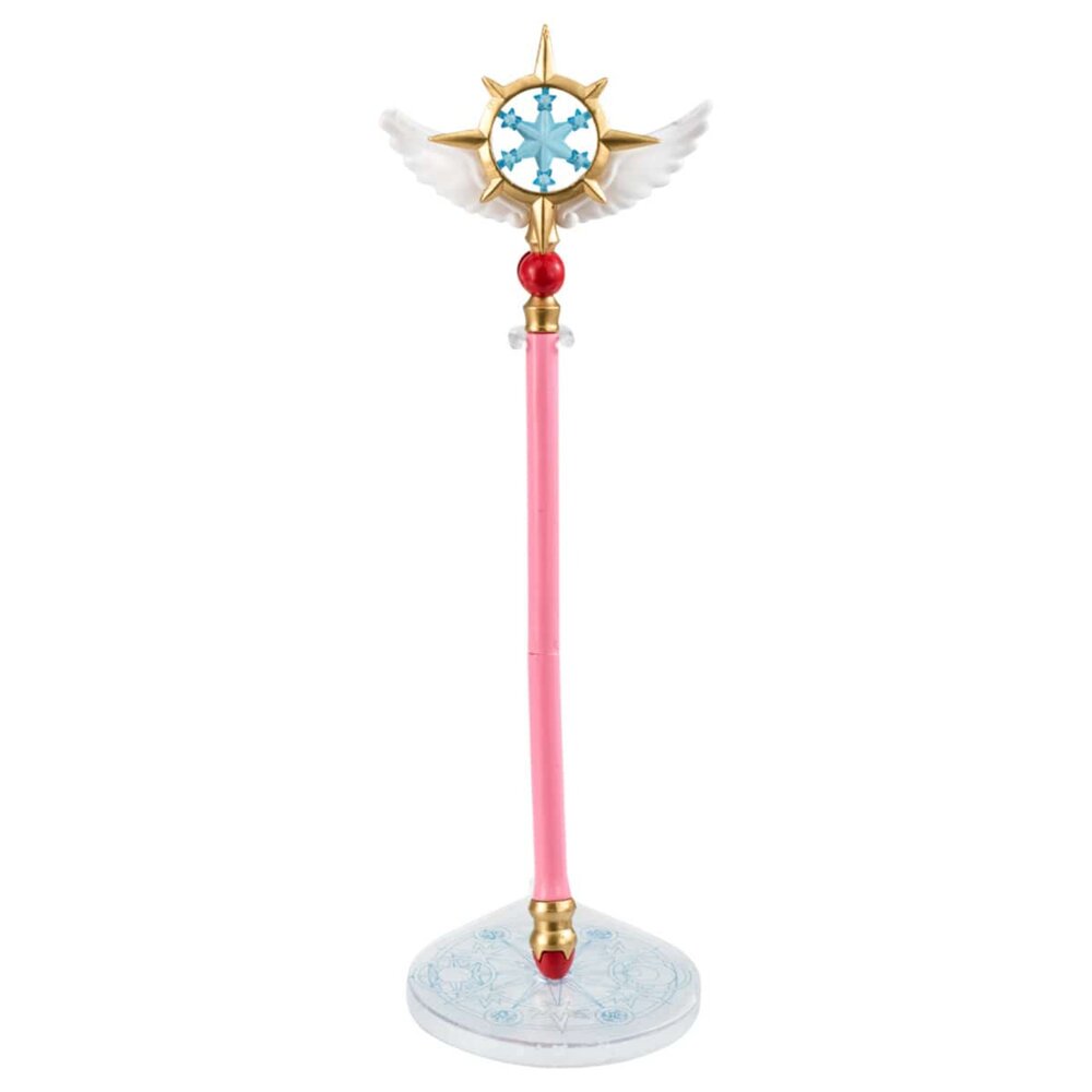 🕛9月預購🕛庫洛魔法使道具收藏 萬代 扭蛋 轉蛋 魔杖 法杖 附支架 星之杖 鳥頭杖 日月星之杖庫洛魔法使 法杖 魔杖-圖片-3