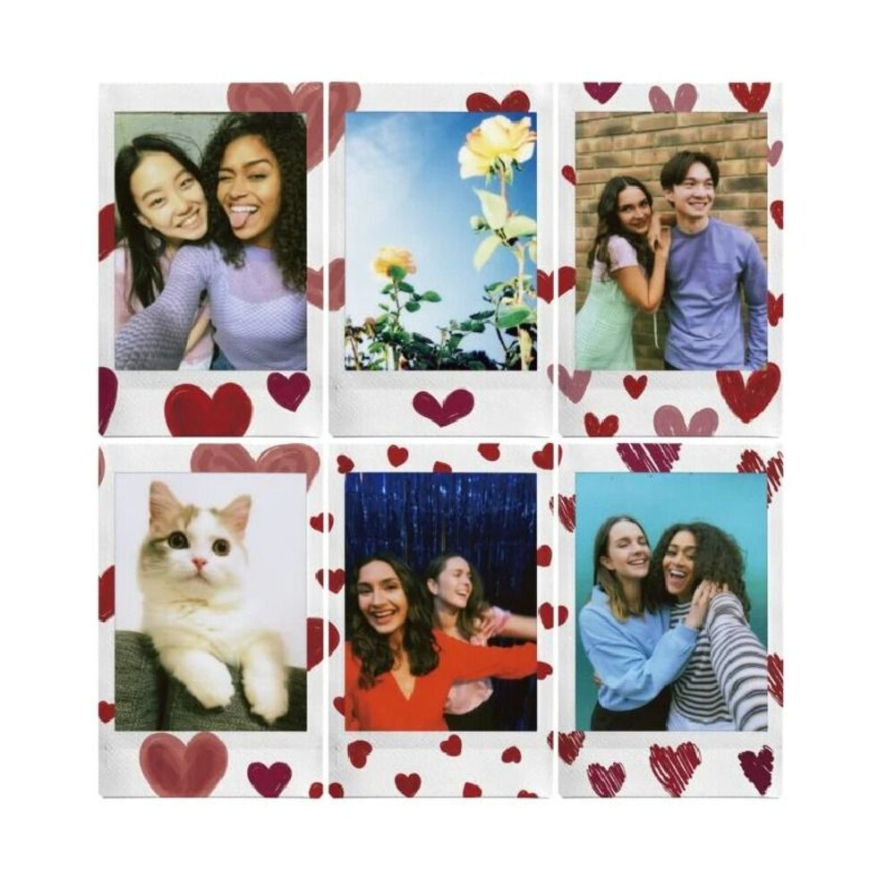 ✨富士Fujifilm🎞️ instax mini 愛心 素描底片 愛情剪影 拍立得 底片 現貨💖🎨-圖片-3