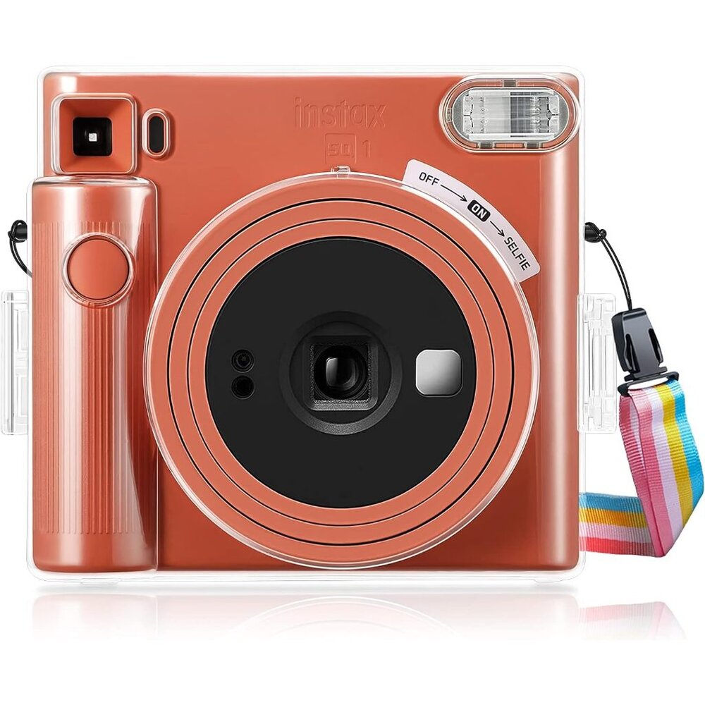 16698982739-適用於instax SQUARE SQ1相機水晶殼 防刮防摔方形相機透明保護殼