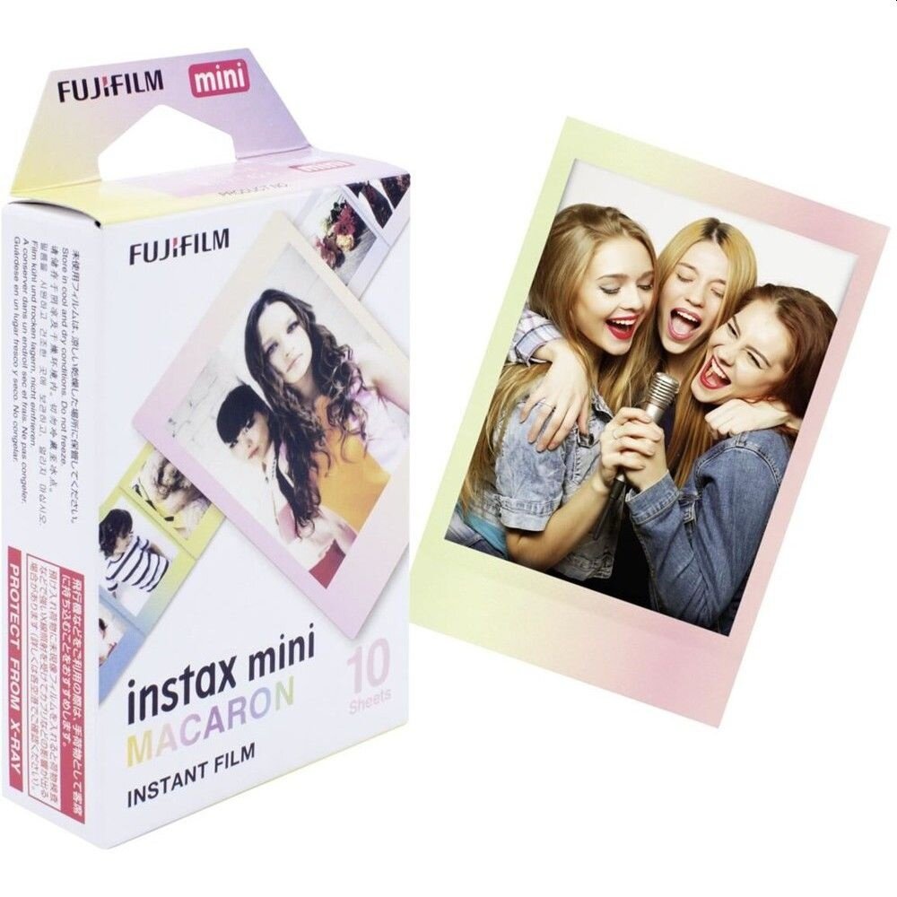 ✨富士🎞️ instax mini 馬卡龍 拍立得 底片 Macaron 漸層邊框 造型底片 現貨📸🌈-圖片-3