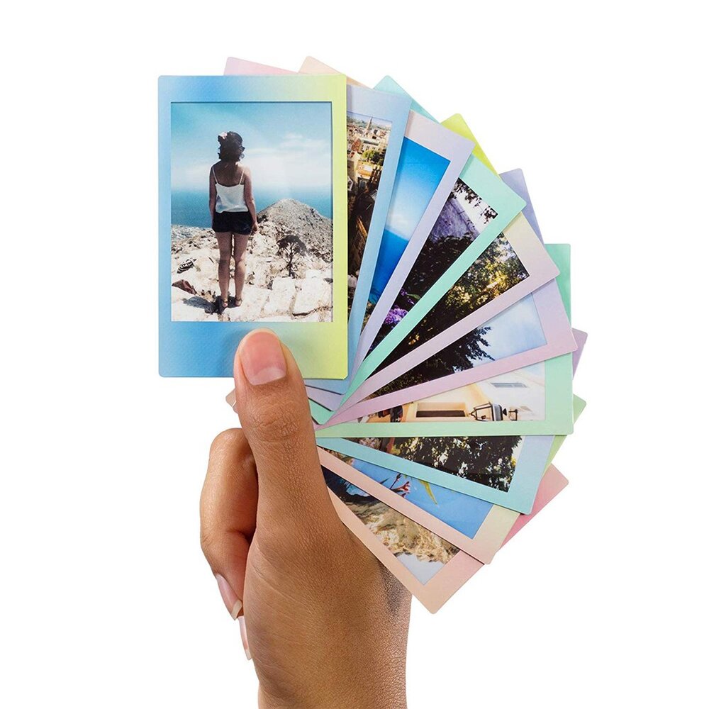 ✨富士🎞️ instax mini 馬卡龍 拍立得 底片 Macaron 漸層邊框 造型底片 現貨📸🌈-圖片-4