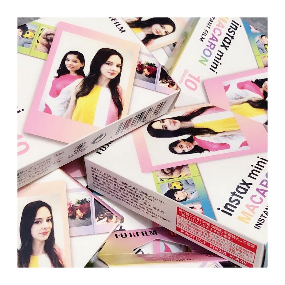 ✨富士🎞️ instax mini 馬卡龍 拍立得 底片 Macaron 漸層邊框 造型底片 現貨📸🌈-圖片-6
