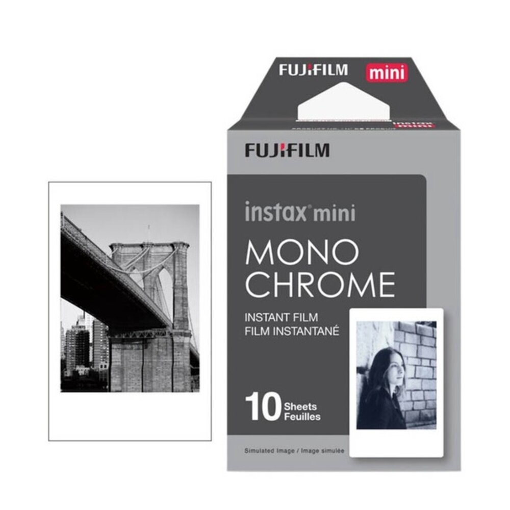 18361608920-💯正品📸 FUJIFILM Instax mini 富士 拍立得 黑白 單色 底片 Mono Chrome
