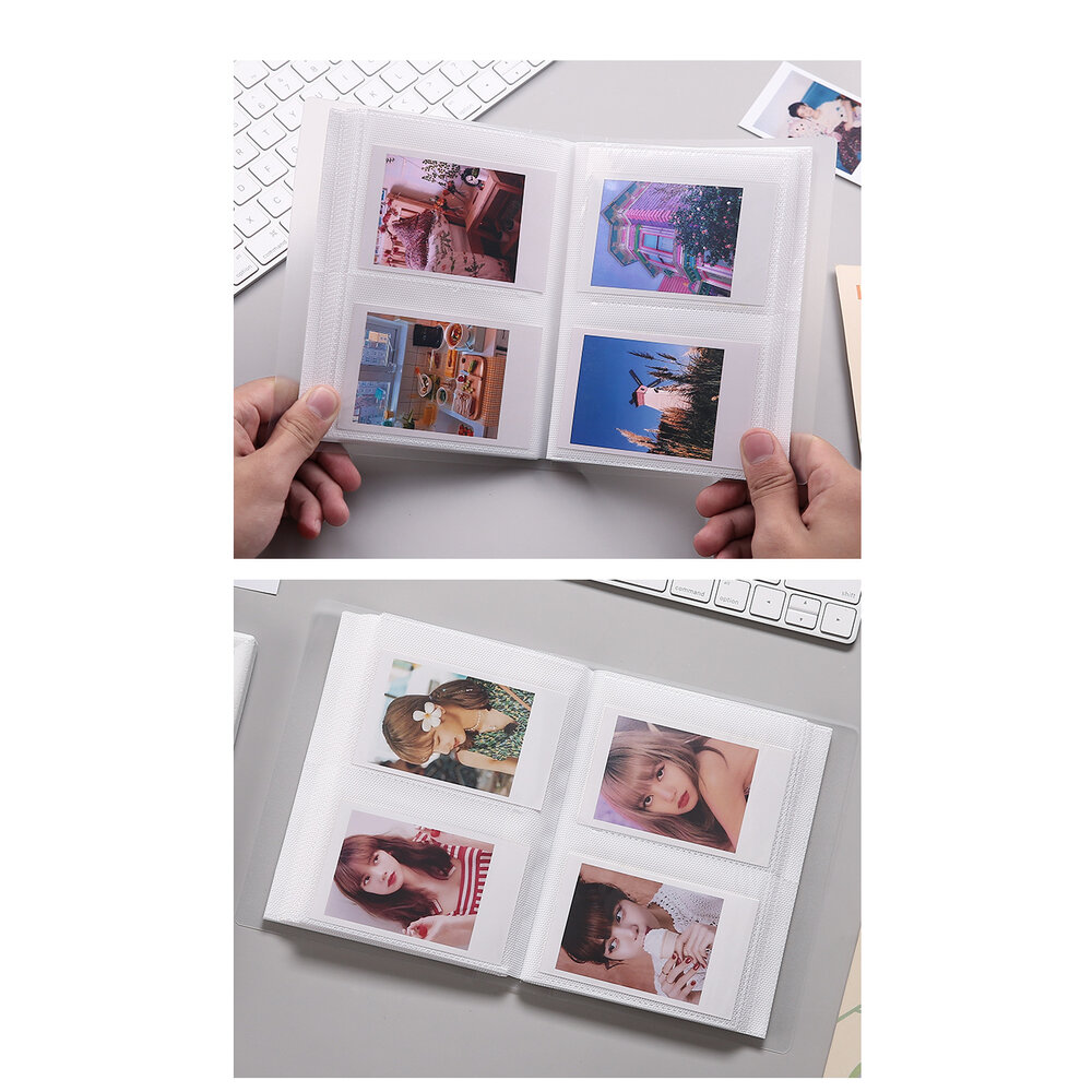 簡約風格 磨砂殼半透封面 拍立得相本 悠遊卡 相冊 霧面 防水 MINI Square SQ 方形 相本-圖片-7
