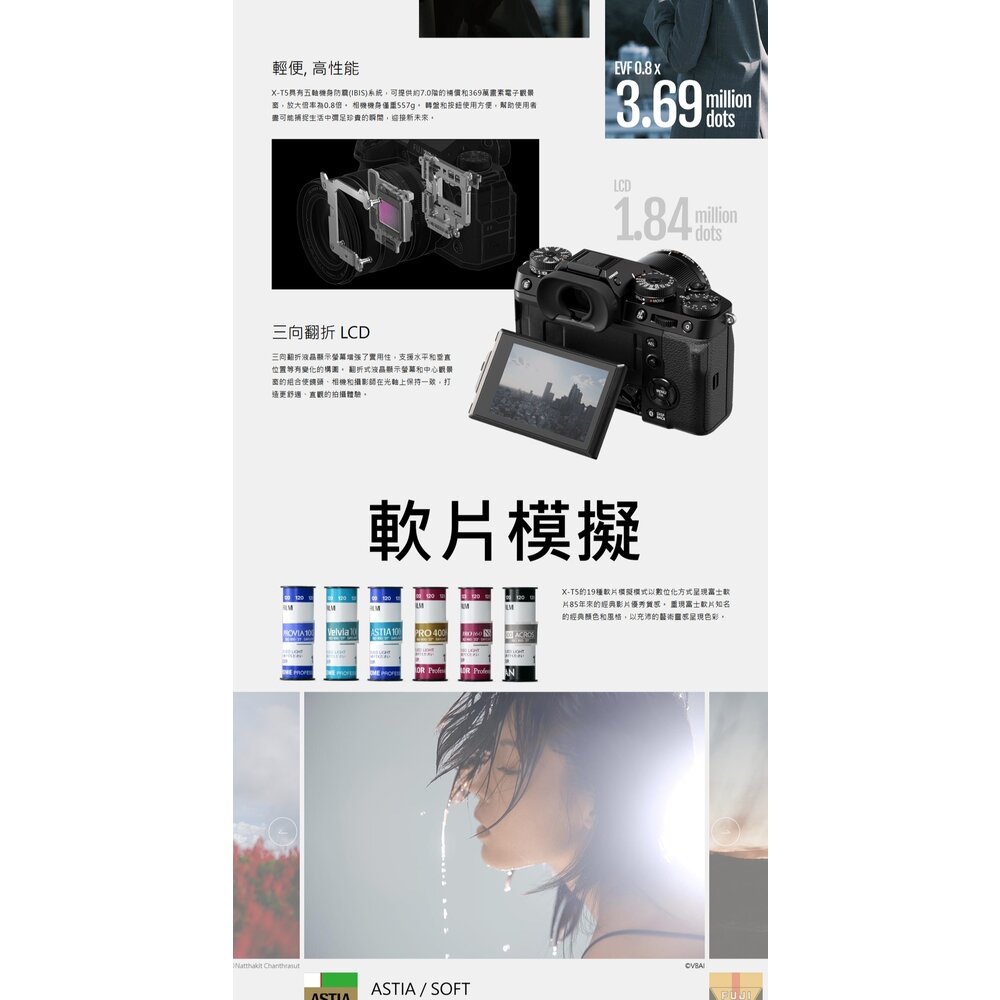 📷全新未拆 FUJIFILM 富士 X-T5 XT5 + XF16-50mm KIT 變焦鏡頭組 4020萬像素 公司貨-圖片-6