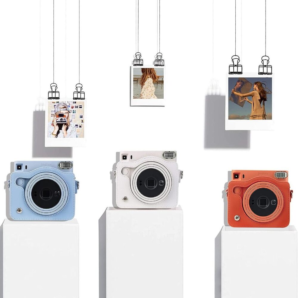 22081430928-適用拍立得Square SQ1相機包方形收納套 數位合身包保護套單肩包