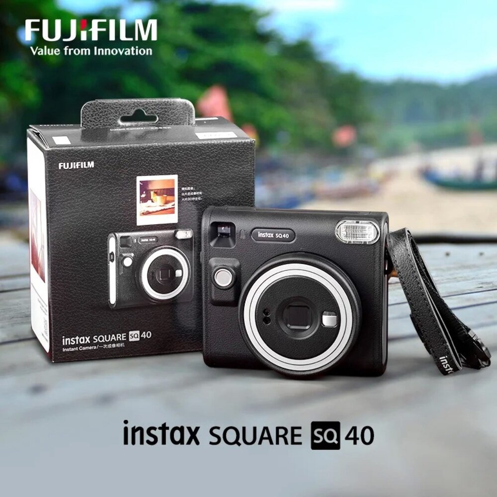 22761998402-💯【正品現貨】公司貨一年保固 富士 INSTAX SQUARE SQ40 拍立得 復古方型相機 馬上看 ✨熱銷