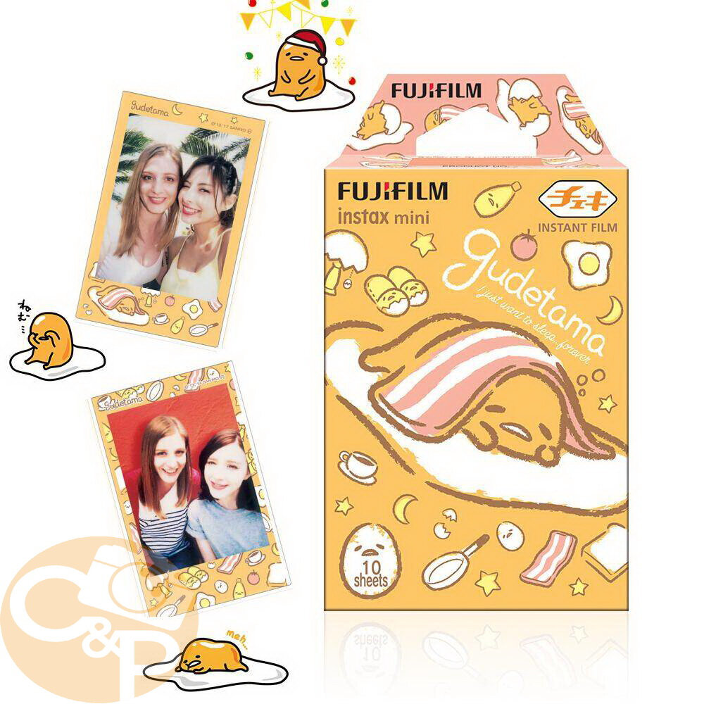 23633904234-💯正品📸 FUJIFILM Instax mini 富士 拍立得 卡通  底片 蛋黃哥 gudetama 2025/1