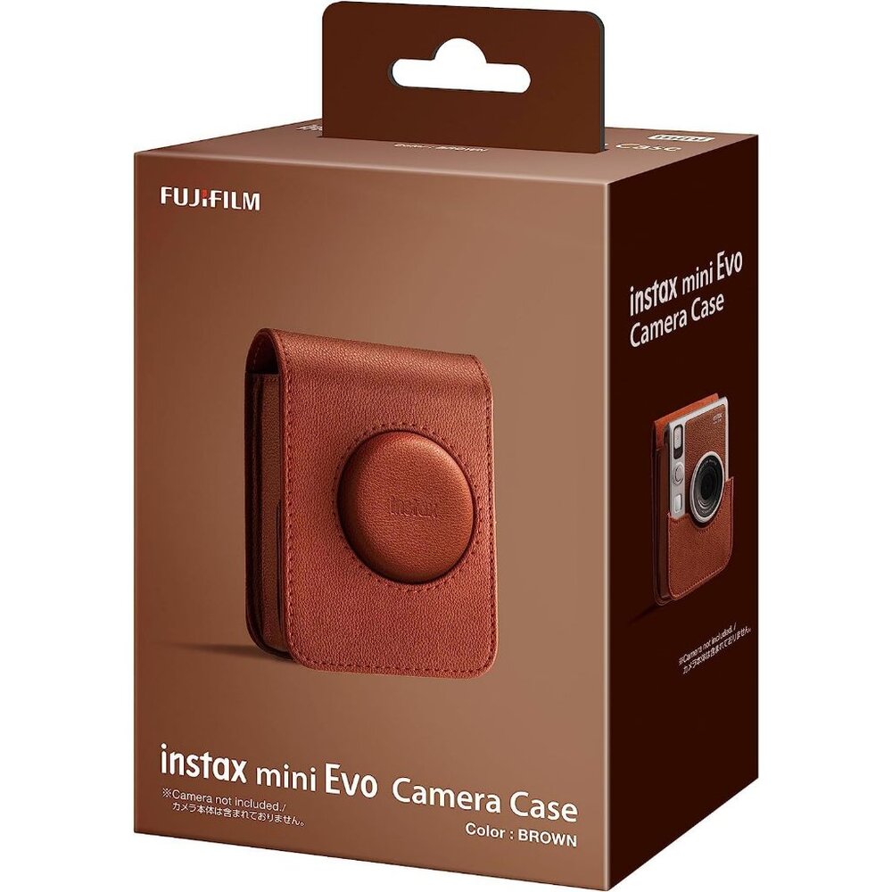 23781435081-💯正品📸富士 Evo 原廠相机包 棕色 拍立得 Fujifilm instax mini Camera Case