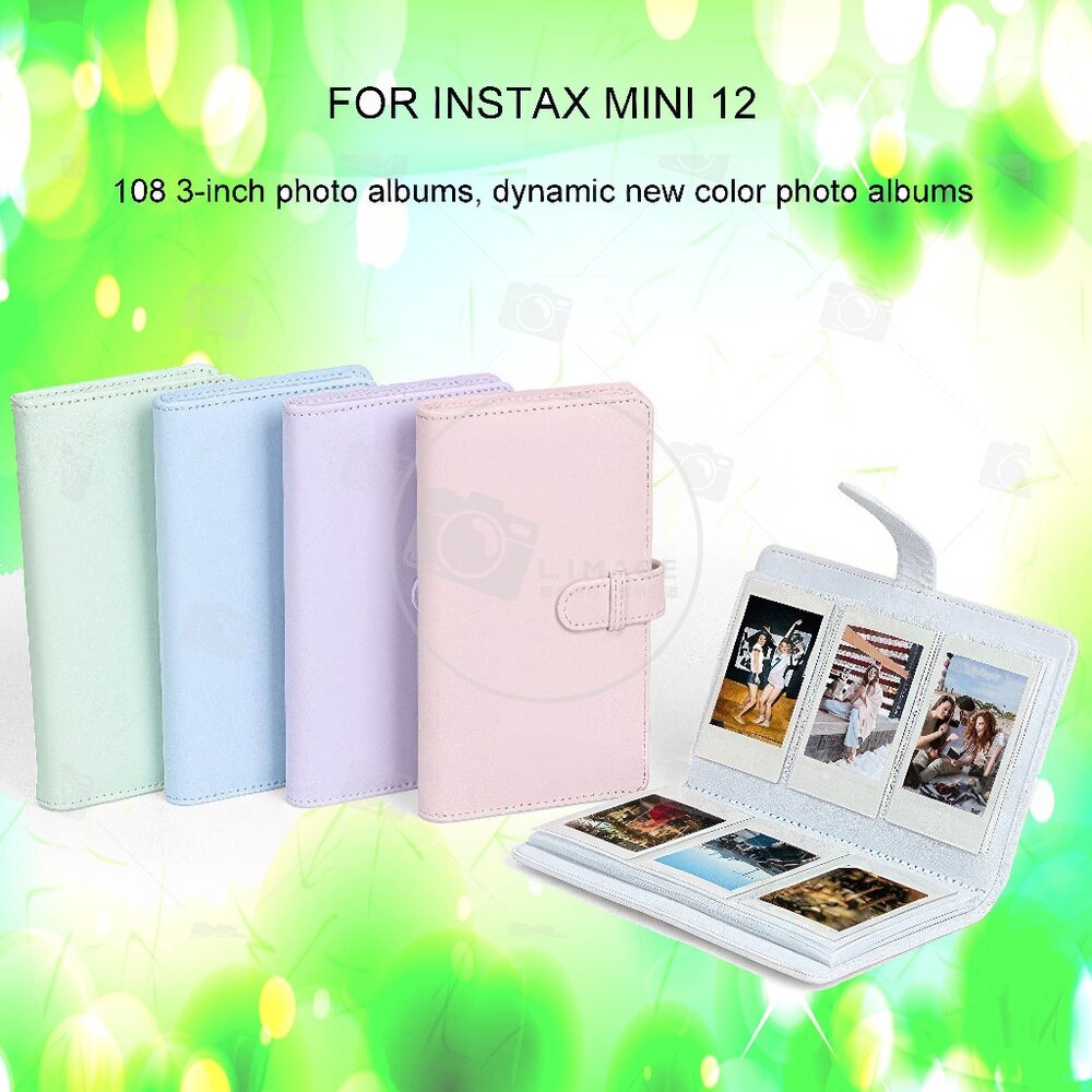 💯公司貨 原廠皮質相本 限時特價 富士 instax mini album 可放108張底片 拍立得 相本-圖片-1