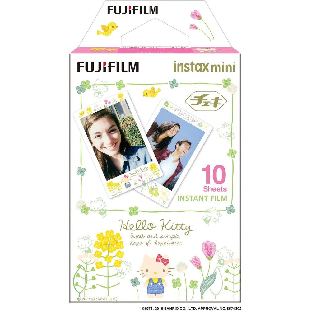 【限時購】✨富士🎞️ instax mini 拍立得底片 造型底片 凱蒂貓 黑邊 馬卡龍 花灑 正片風 5款任選📸-圖片-3