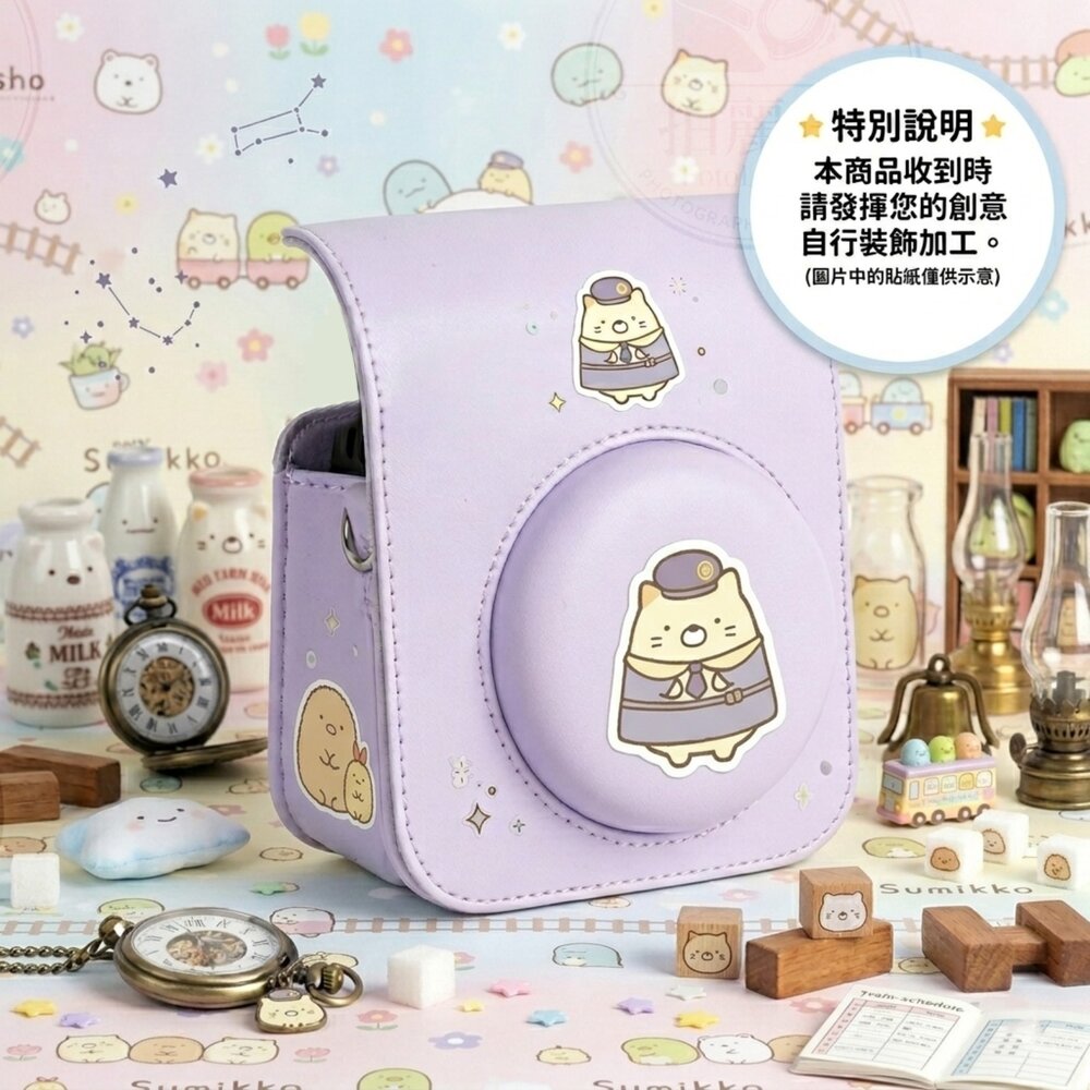 【限時購】✨富士🎞️ instax mini 12 角落生物 聯名限定套裝 丁香紫 日本原裝 一年保固 禮物📸-圖片-5