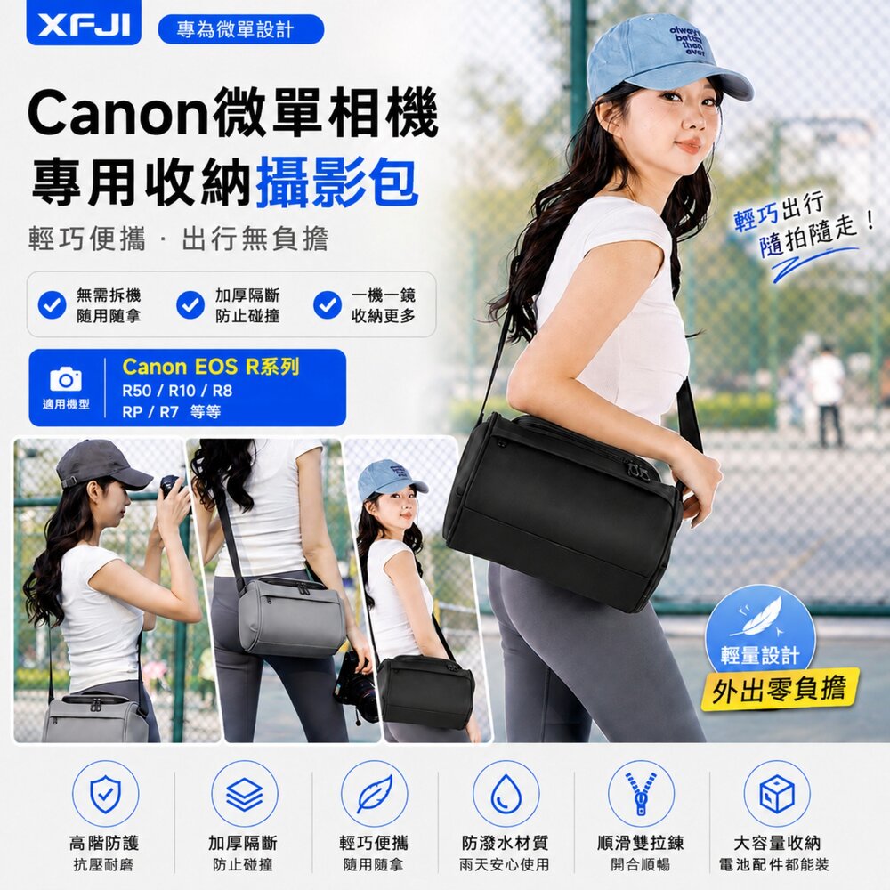  ✨佳能📷 CANON EOS R系列 R50 / R10 / R8 / RP / R7 專業休閒攝影包 雙尺寸 現貨✨