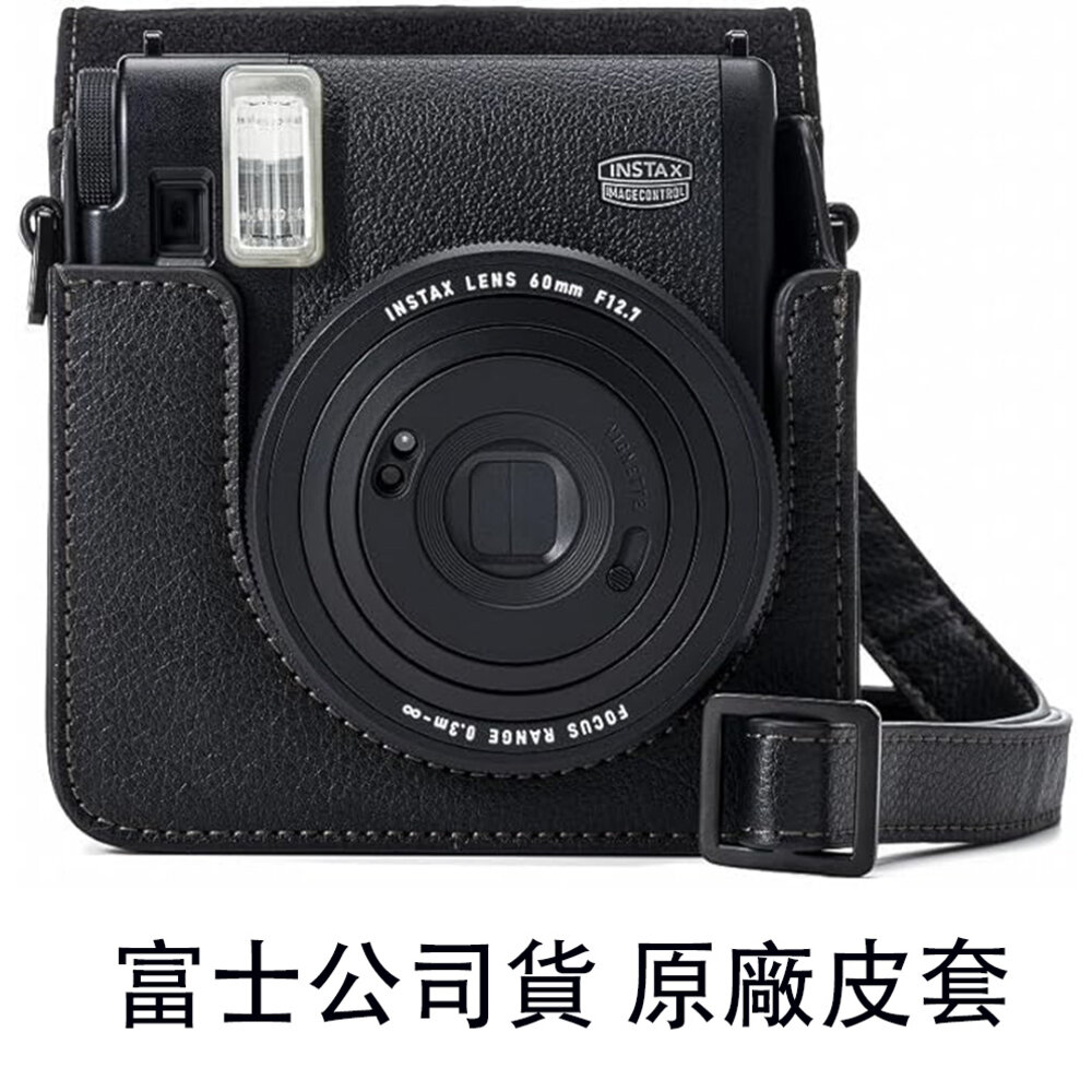 💯正品 公司貨📷現貨 FUJIFILM 富士 instax mini 99 原廠相機皮套 mini99 專用 經典黑 側-圖片-7