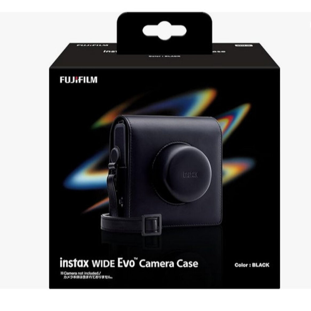 29027047587-💯正品 公司貨 FUJIFILM instax WIDE evo 原廠專用皮套｜黑色｜防刮耐磨｜完美貼合