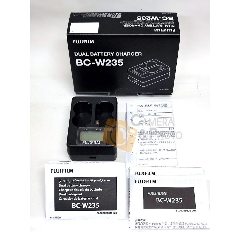 💯正品 公司貨電池 富士 原廠 BC W235 平輸座充 雙充 XS20 X-T5 X-H2 XT5 XT4 GFX-圖片-4