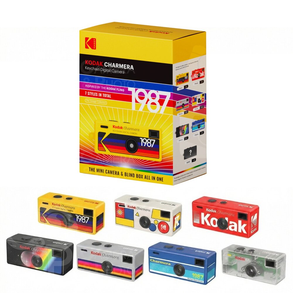 46001681128 - 🔥限時特價 快速出貨 KODAK Charmera 柯達 迷你相機 盲盒 鑰匙圈 隨身機 輕巧 禮物 聖誕 生日 情人節
