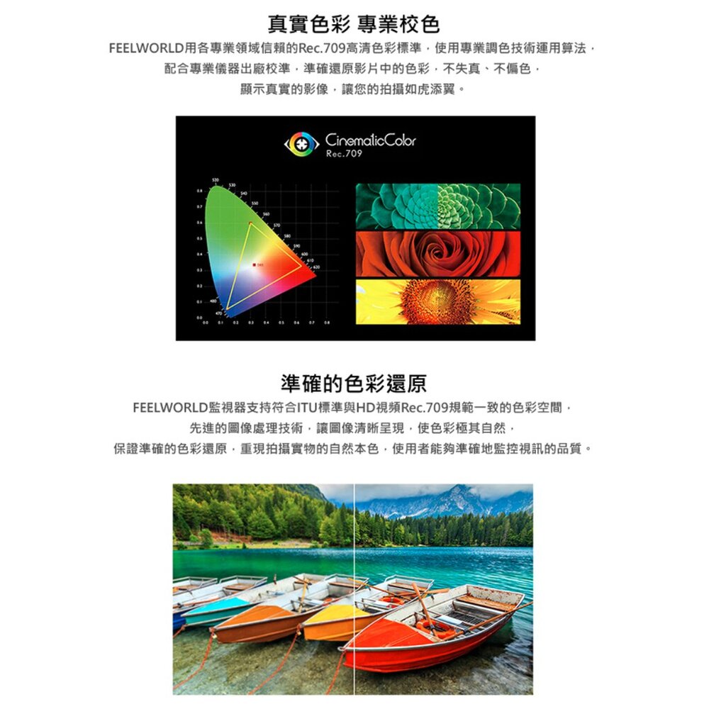 💯公司貨【FEELWORLD 富威德】F6 4K攝影監視螢幕(5.7吋) c&pPHOTO💳️刷卡↘限時下殺-圖片-3