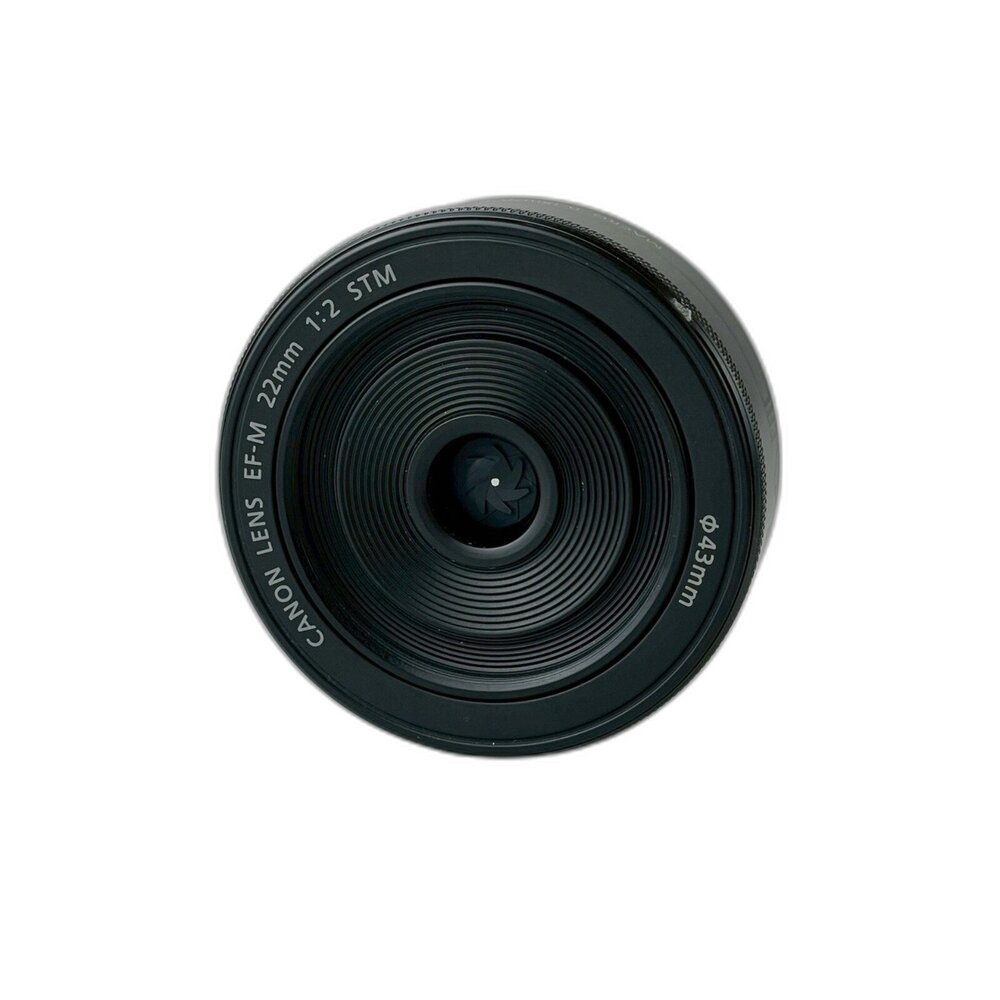 ( 佳能M鏡定焦 ) Canon EFM 22mm F2 STM 超大光圈 散景美 人像 餅乾鏡 側邊有磕碰痕跡 #0-圖片-1