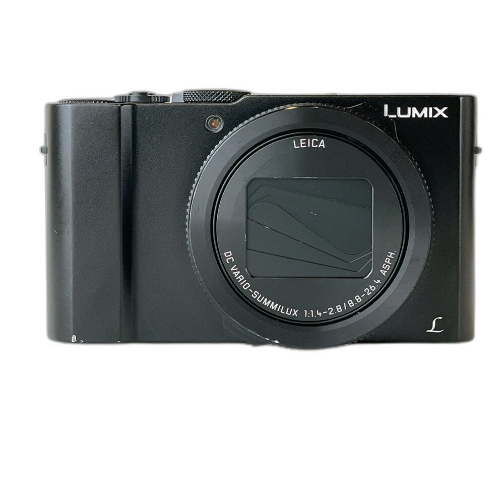 01044-(大光圈變焦口袋機) Lumix LX10 隨身機 可放大縮小 小黑卡 畫質很好 萊卡鏡頭 半年保固 #01044