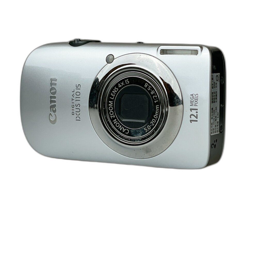 01729-(隨身ccd相機) Canon IXUS 110 IS 口袋機 冷白皮 佳能 輕便好攜帶 CCD 二手相機 林相攝影