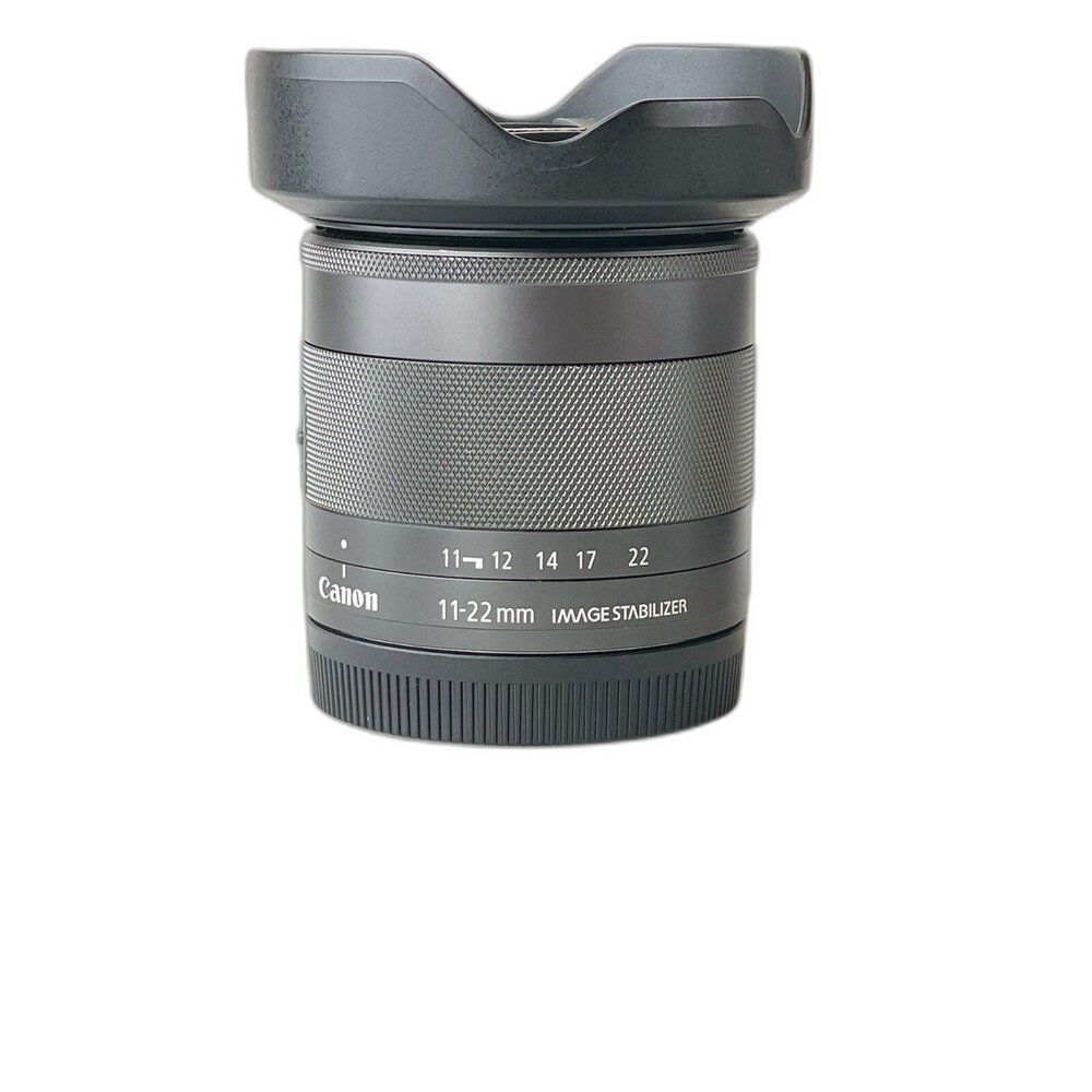 01927-( M鏡頭廣角 ) Canon EFM 11-22mm F3.5-5.6 IS STM 二手鏡頭 星空 建築適合 #01