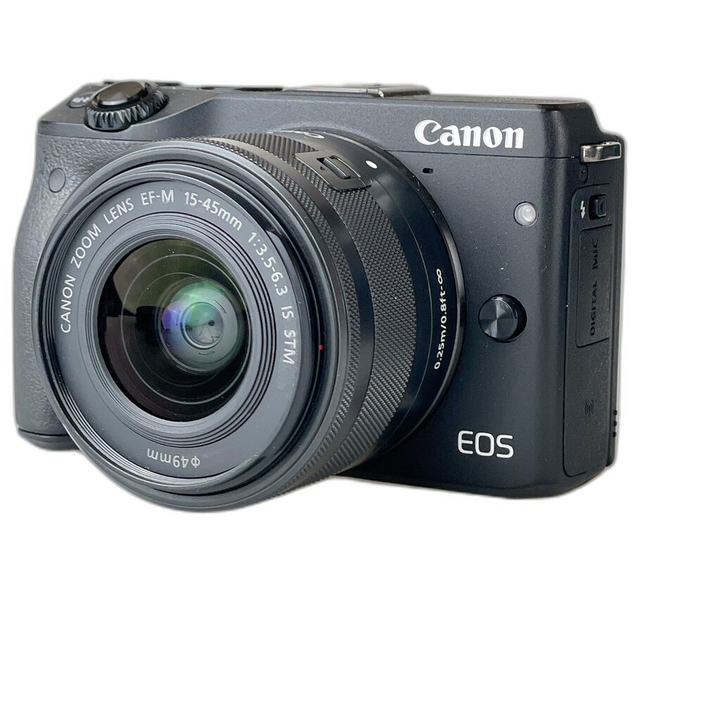 0195018265-(小型佳能無反) Canon EOS M3+15-45mm螢幕觸控 WIFI 顏色好看#195018265