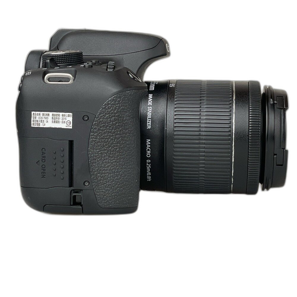( 新手低價單眼 ) Canon 750D+18-55mm 含鏡頭 學生 攝影課 好入手 #02233677-圖片-3