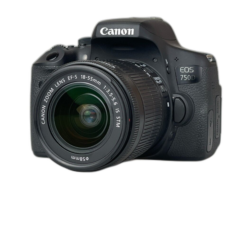 (新手低價單眼)Canon750D+18-55mm含鏡頭學生攝影課好入手#02233677