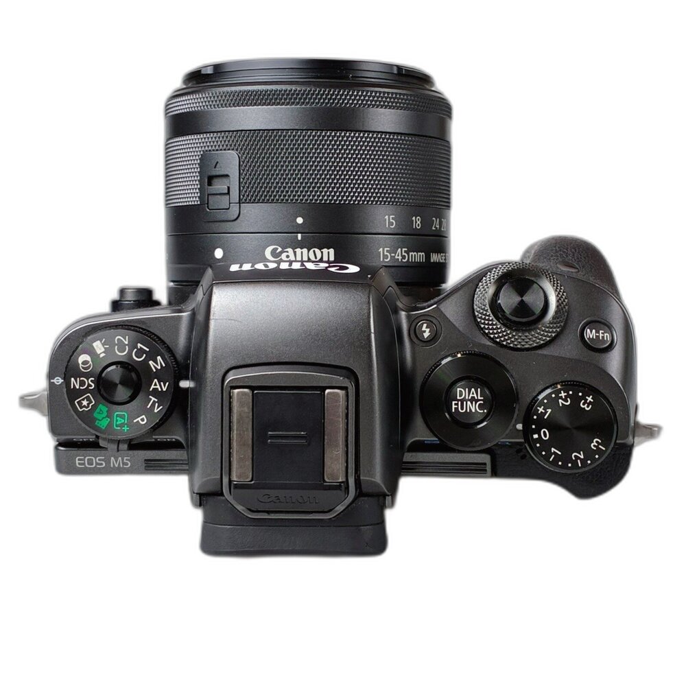 (佳能輕巧入門相機)Canon M5+15-45mm 可換鏡頭式 有閃燈 螢幕觸控 二手相機 林相攝影#02300992-圖片-4