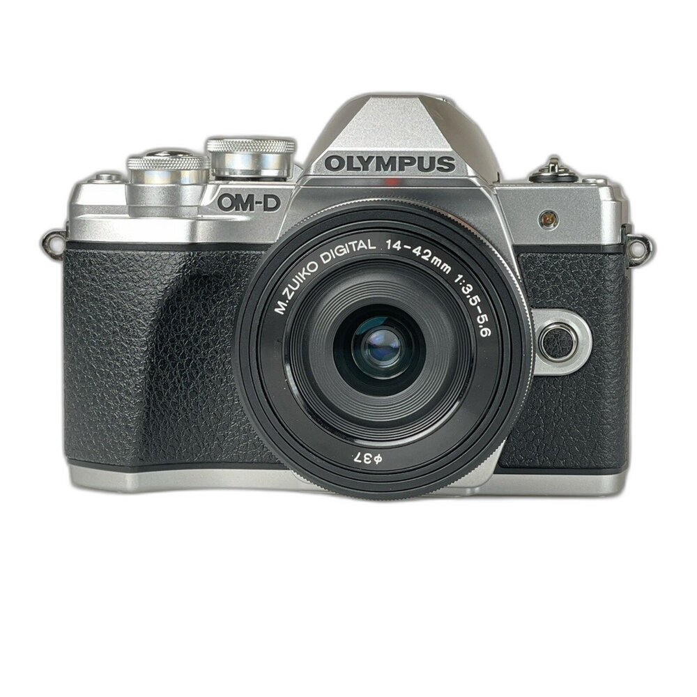 (輕便可換鏡頭相機)OlympusEM10III+14-42mm觸控螢幕M43復古相機#05929163