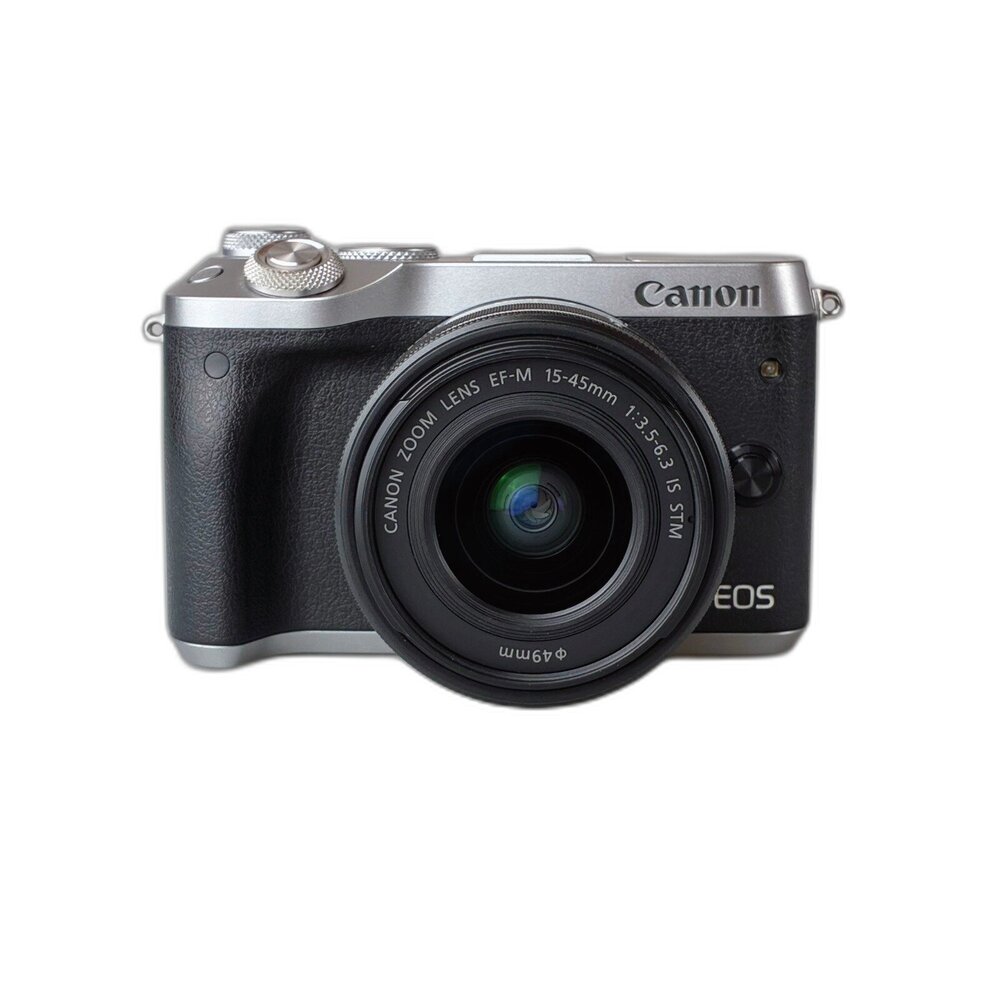 09828058-(佳能輕巧入門相機）Canon M6+15-45mm 有閃燈 上掀螢幕 林相攝影 #09828058