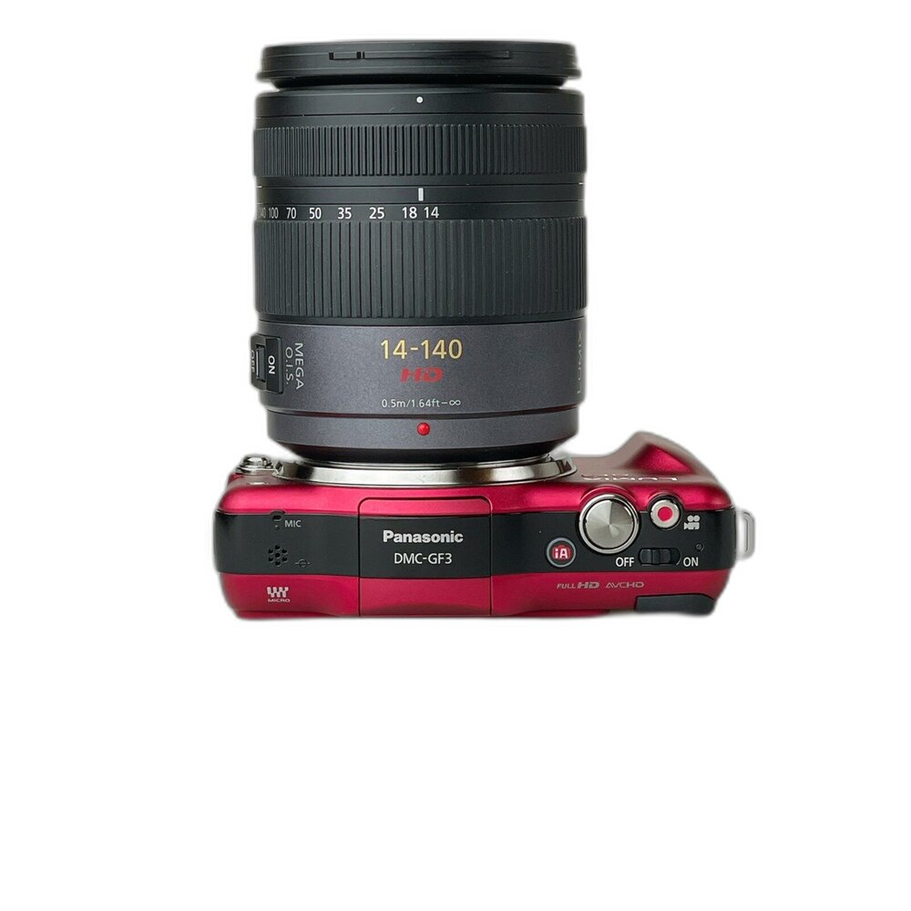 (松下隨身機款) GF3+14-140mm 可換鏡頭式 閃燈 清透日系 新手 輕巧 #12211227-圖片-3