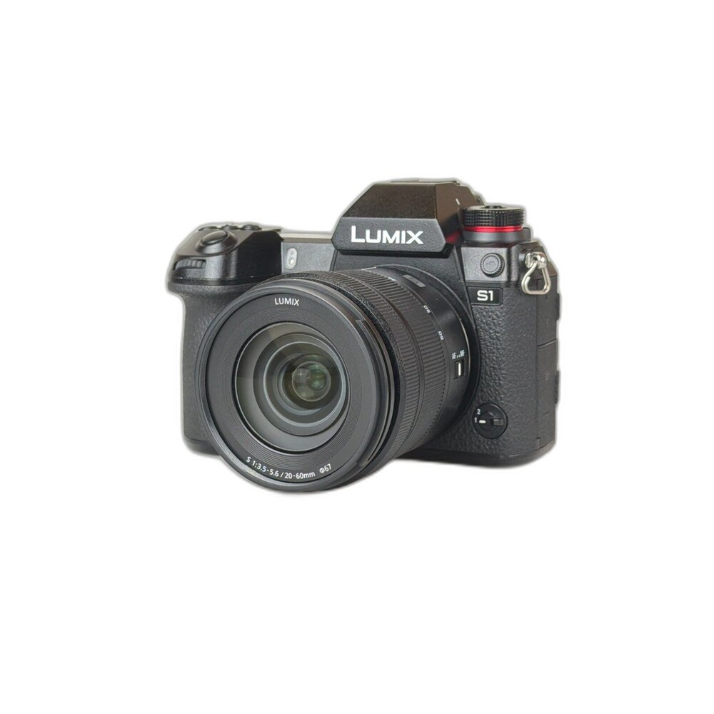 12382409_1-( 全片幅錄影神機 ) Lumix S1+20-60mm 含轉接環跟電池手把 主打錄影 防滴防塵 松下 防手震#1238