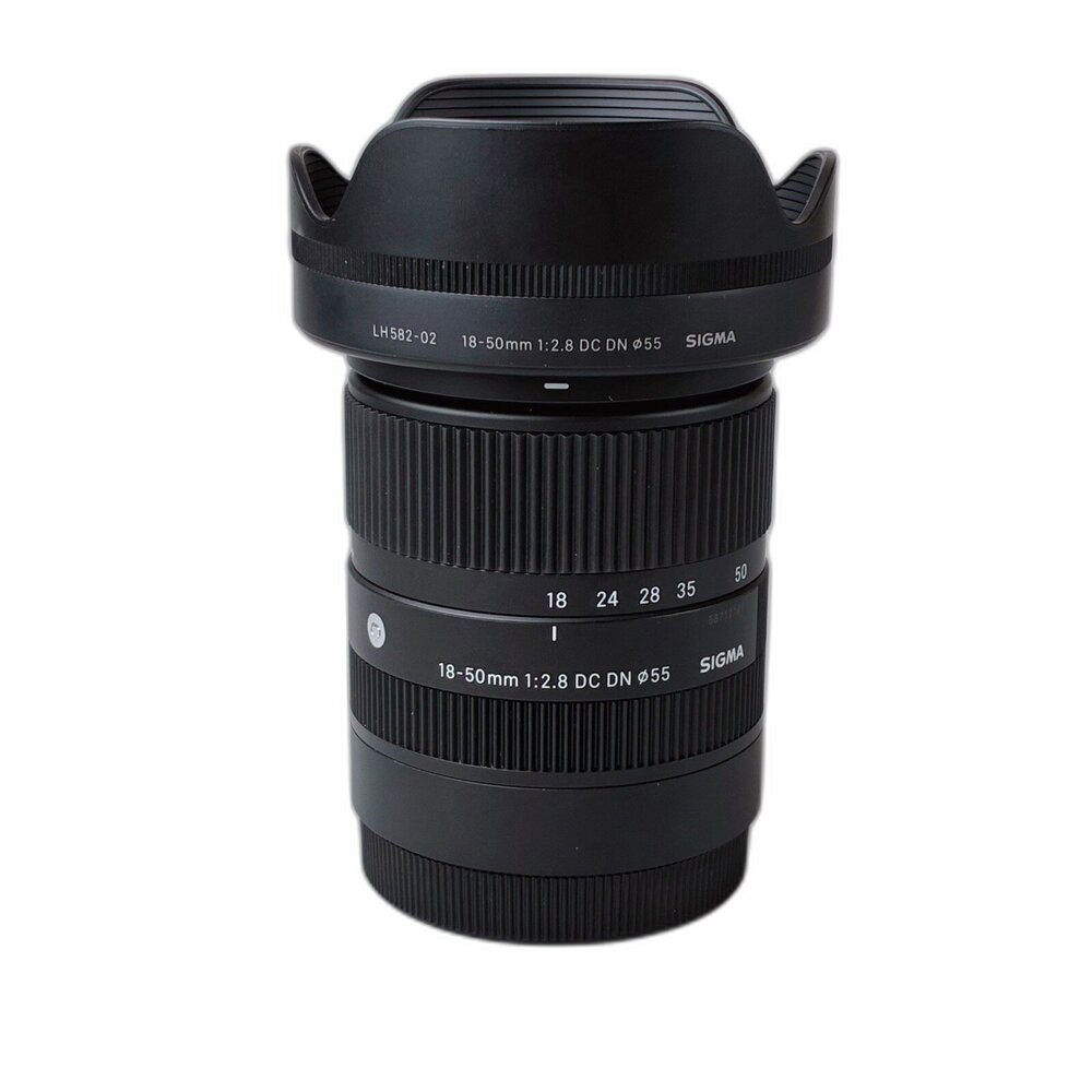 13185-( APSC 最推鏡頭 )Sigma 18-50mm F2.8 DC DN For Sony 大光圈 超輕便 二手 #1