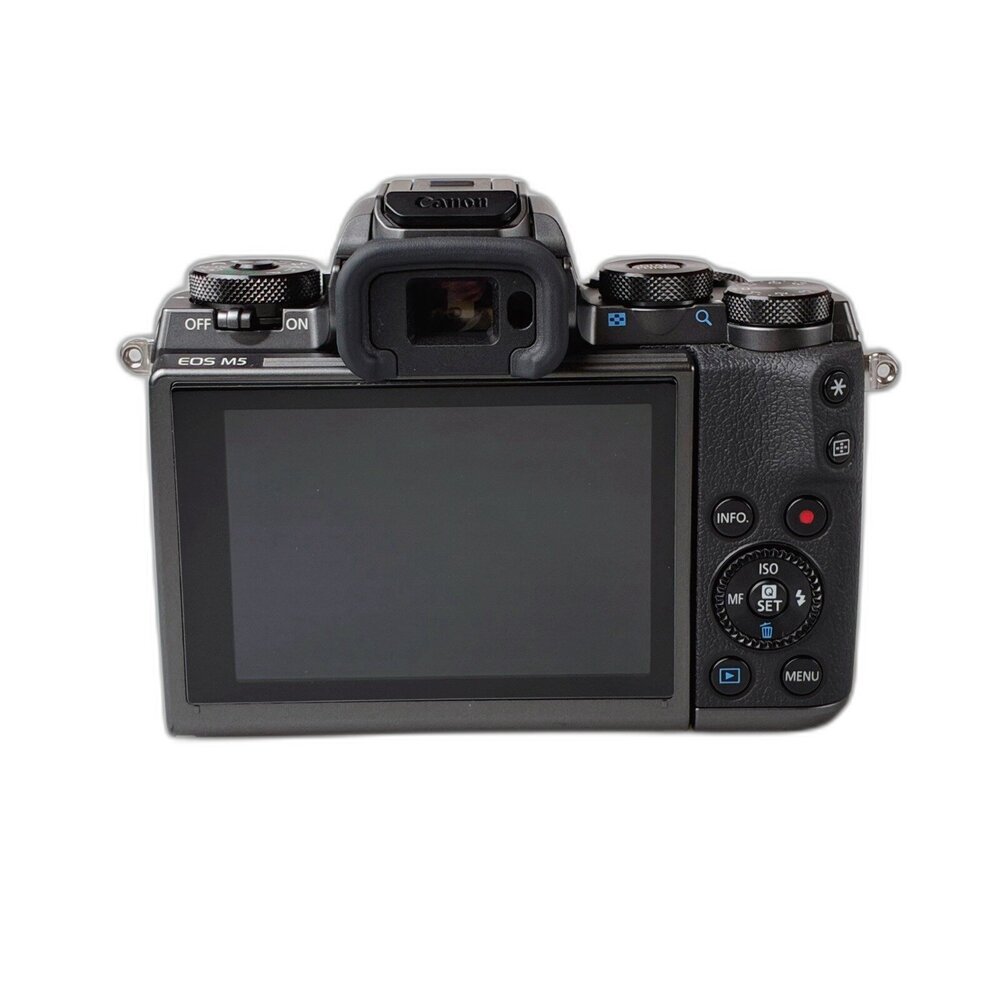 (佳能輕巧入門相機)Canon M5+15-45mm 可換鏡頭式 有閃燈 螢幕觸控 二手相機 林相攝影#1455102-圖片-2