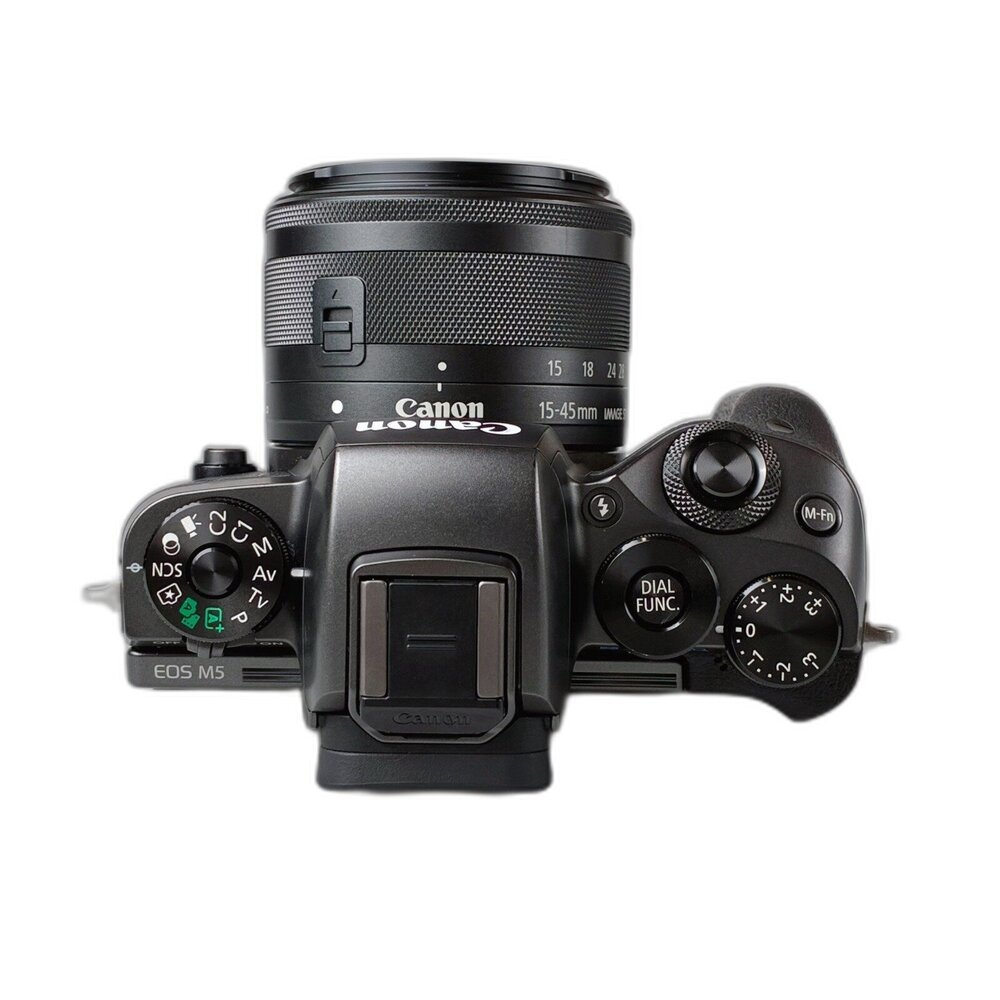 (佳能輕巧入門相機)Canon M5+15-45mm 可換鏡頭式 有閃燈 螢幕觸控 二手相機 林相攝影#1455102-圖片-4